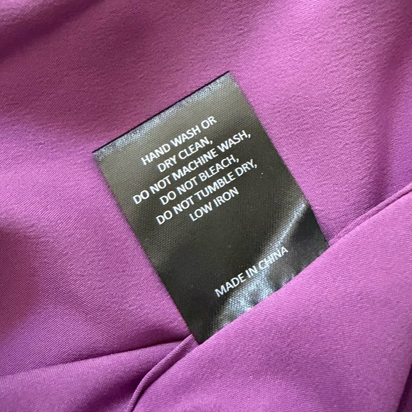 Hutch Floral Wrap Midi Dress XS Purple High Low Sadey Wedding Guest NWT - Picture 11 of 16